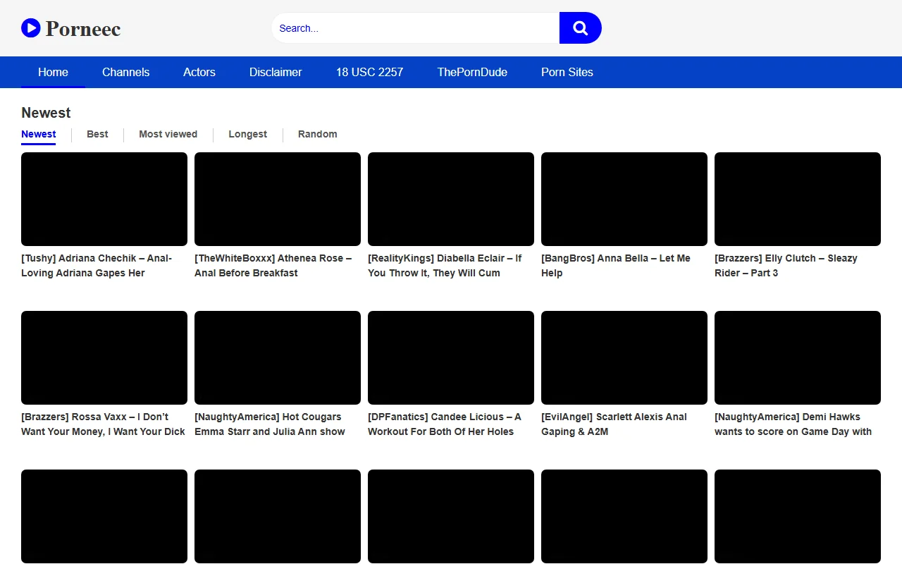 Screenshot of Porneec